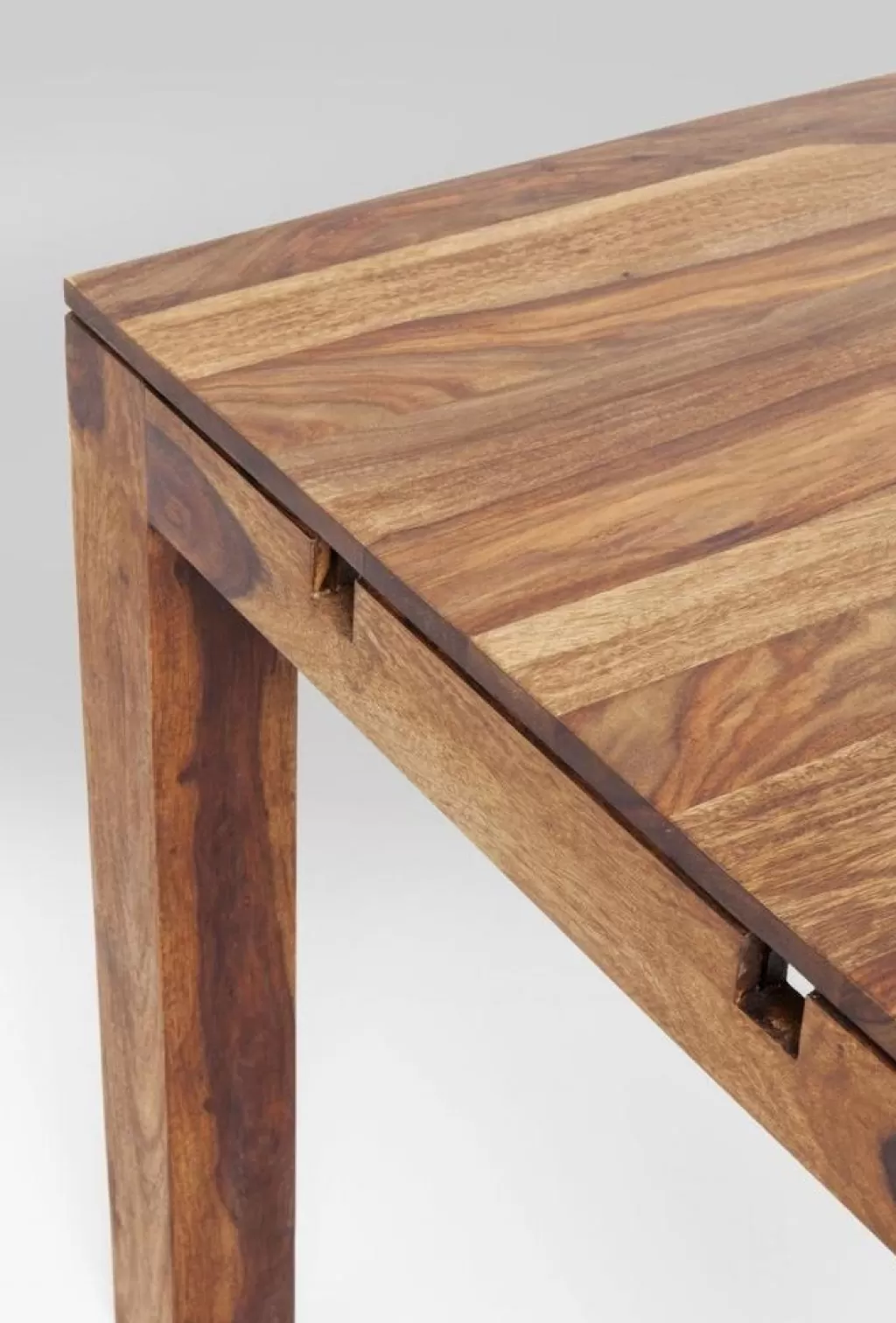 Table extensible Momo avec deux rallonges intégrées - Design contemporain KARE, dimensions modulables 120 cm (40+40) x 80 cm