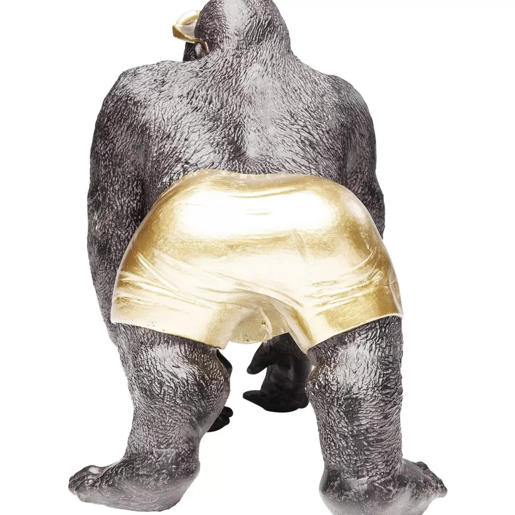 Singe Gorille Plage Tropicale - Sculpture Déco KARE Design 20 cm pour Espaces Modernes