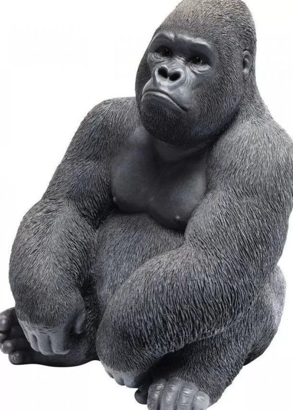 Sculpture Moderne Singe et Gorille - Design Contemporain Taille Moyenne Noir par KARE