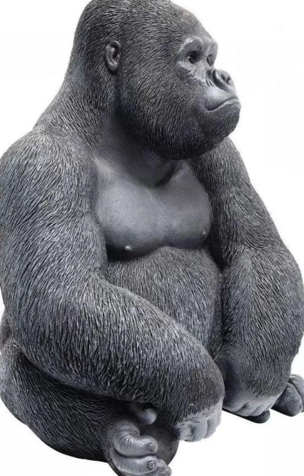 Sculpture Moderne Singe et Gorille - Design Contemporain Taille Moyenne Noir par KARE