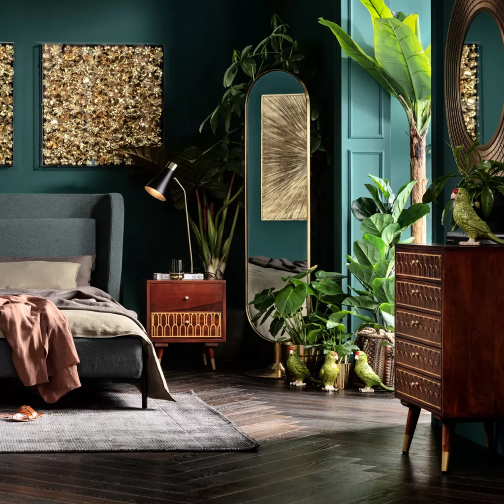 KARE Design - Commode de Chevet Muskat Compacte, Table de Nuit Élégante avec Rangement Astucieux