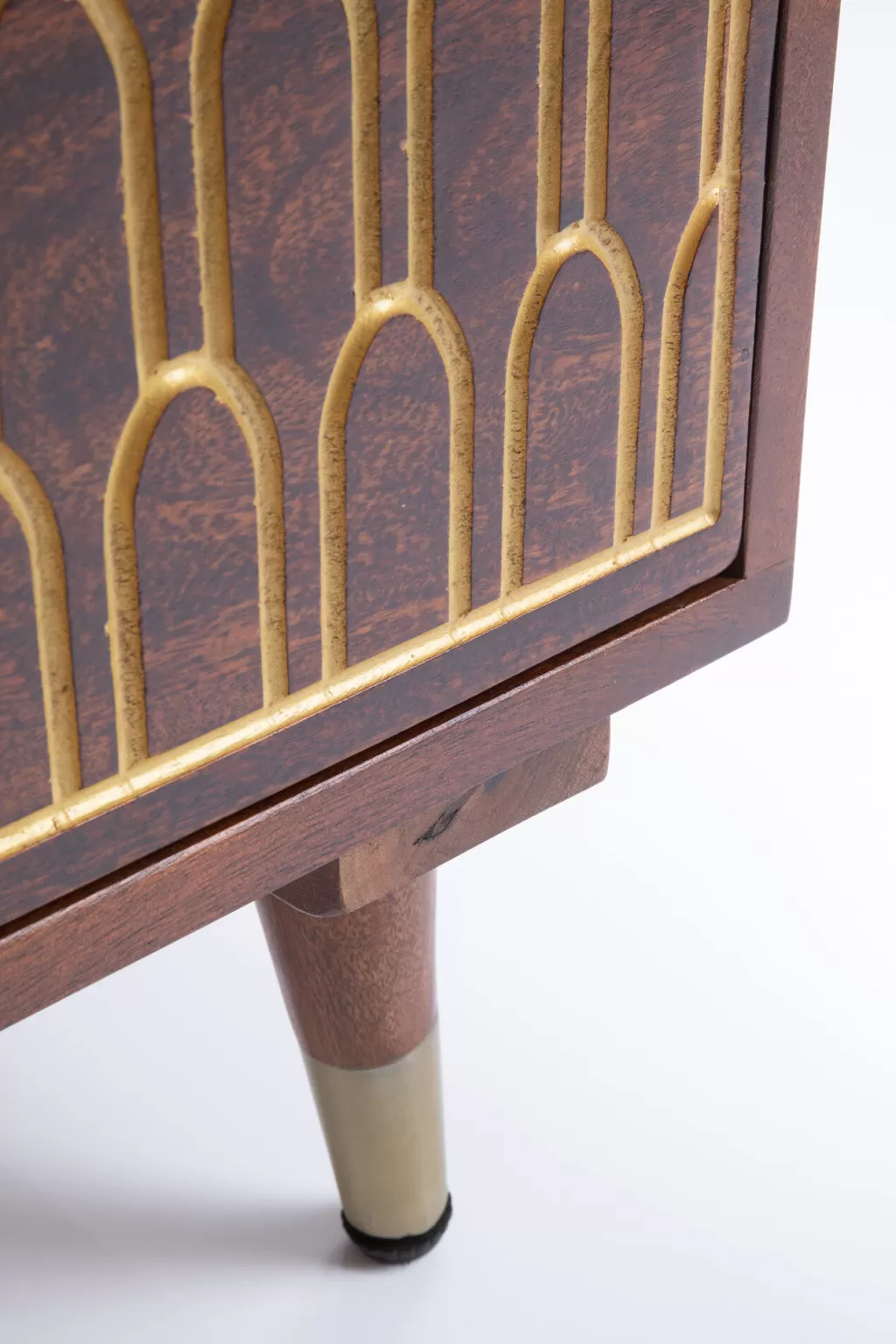 KARE Design - Commode de Chevet Muskat Compacte, Table de Nuit Élégante avec Rangement Astucieux