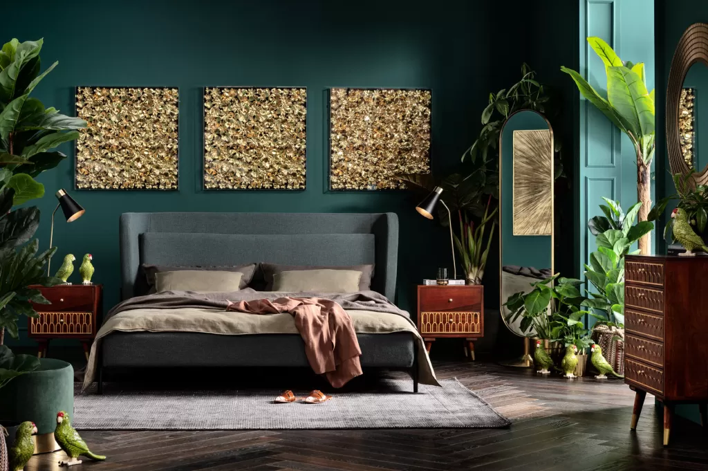 KARE Design - Commode de Chevet Muskat Compacte, Table de Nuit Élégante avec Rangement Astucieux