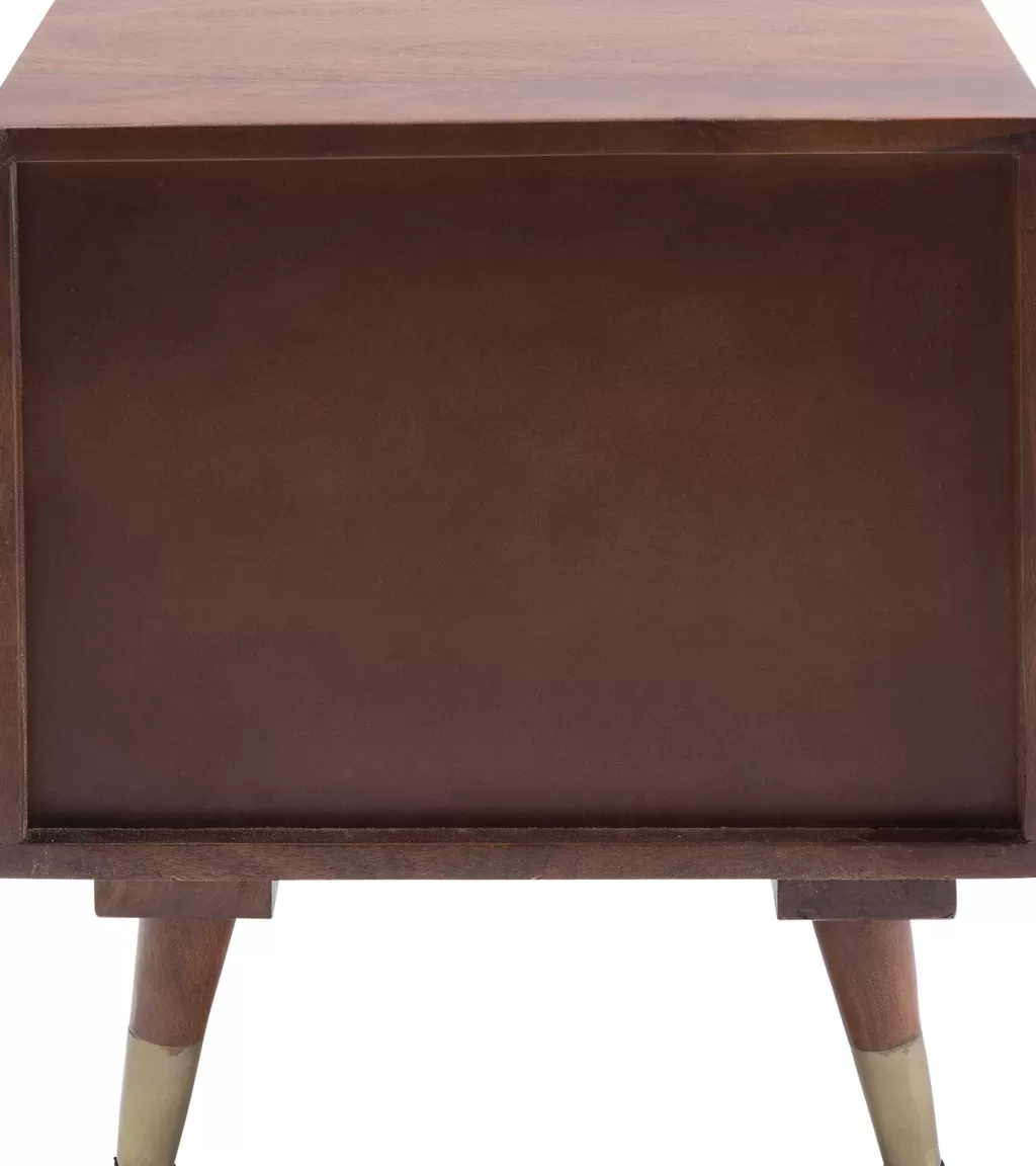KARE Design - Commode de Chevet Muskat Compacte, Table de Nuit Élégante avec Rangement Astucieux