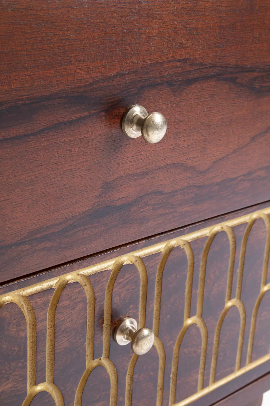 KARE Design - Commode de Chevet Muskat Compacte, Table de Nuit Élégante avec Rangement Astucieux