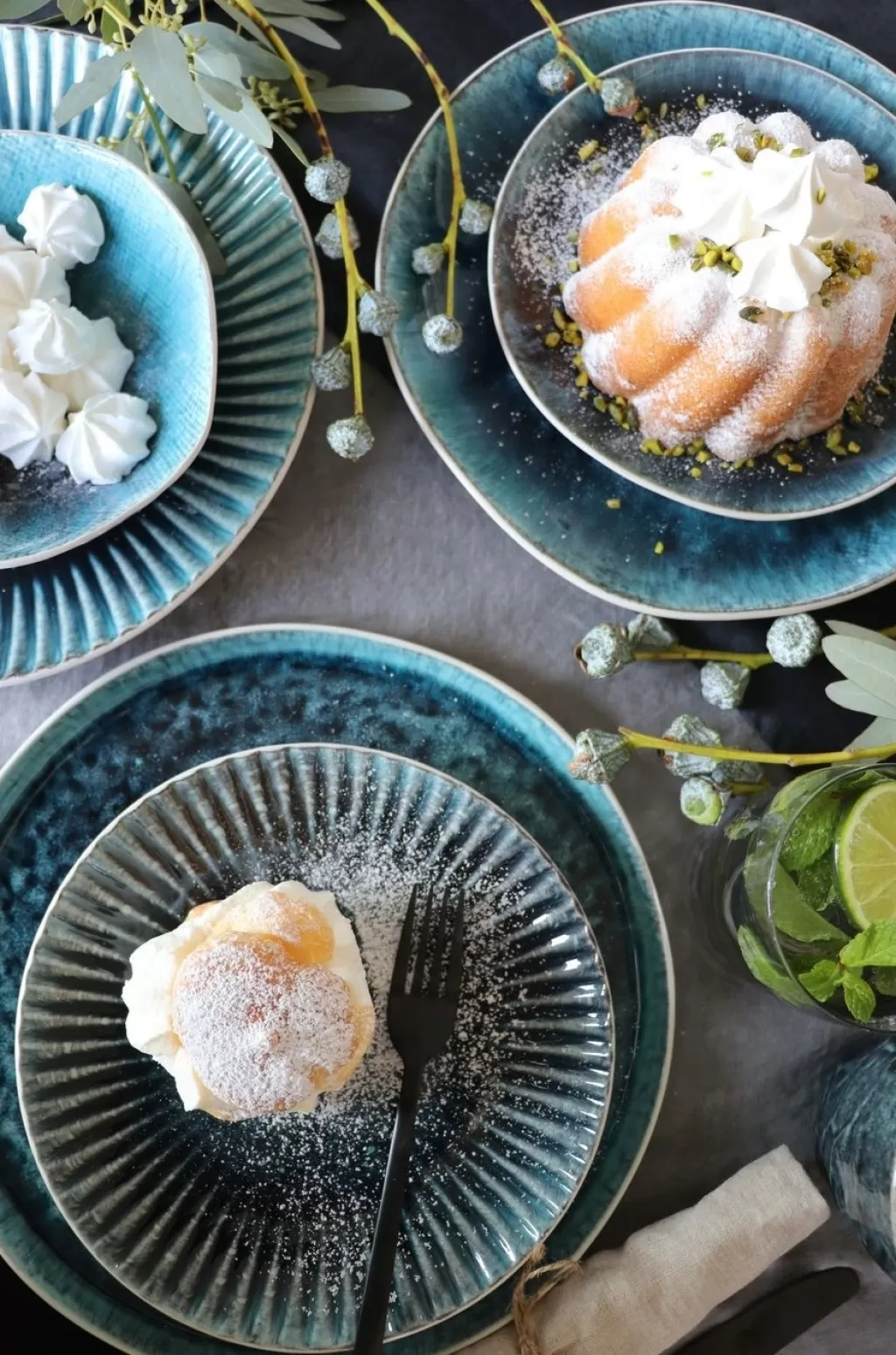 Assiette de design scandinave Mustique - Plateau moderne à bordure texturée - Diamètre 29 cm pour service élégant