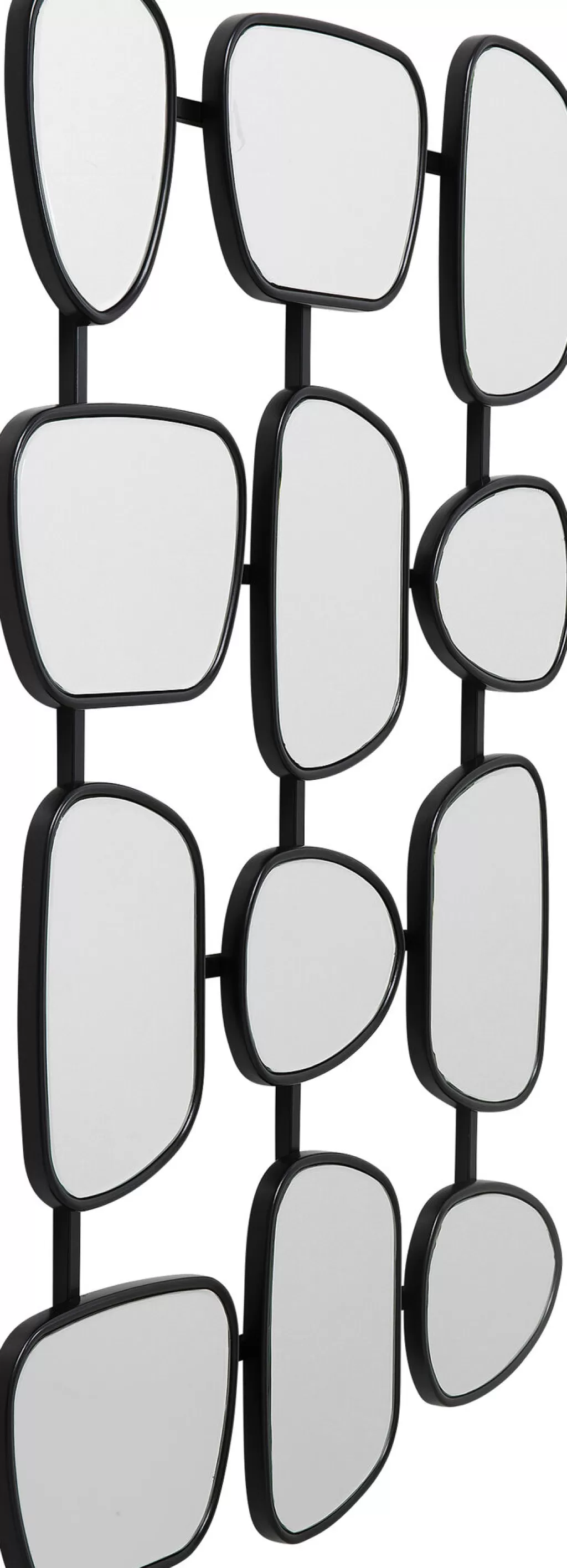 Miroir Mural Design Nastro Noir Satiné KARE - Élégante Décoration Contemporaine - Format 80 x 114 cm