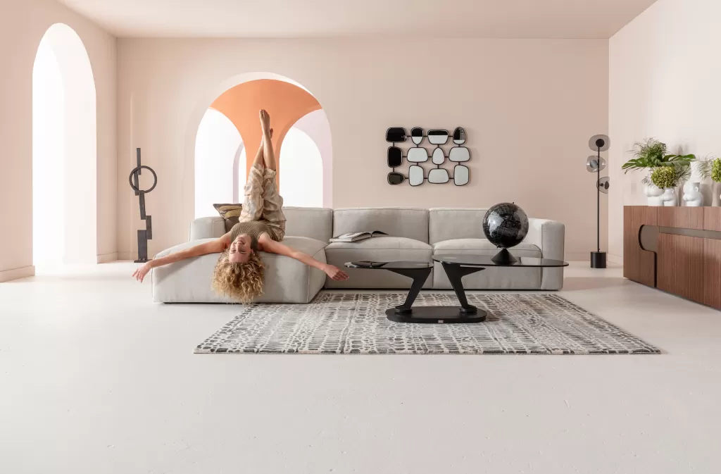 Miroir Mural Design Nastro Noir Satiné KARE - Élégante Décoration Contemporaine - Format 80 x 114 cm