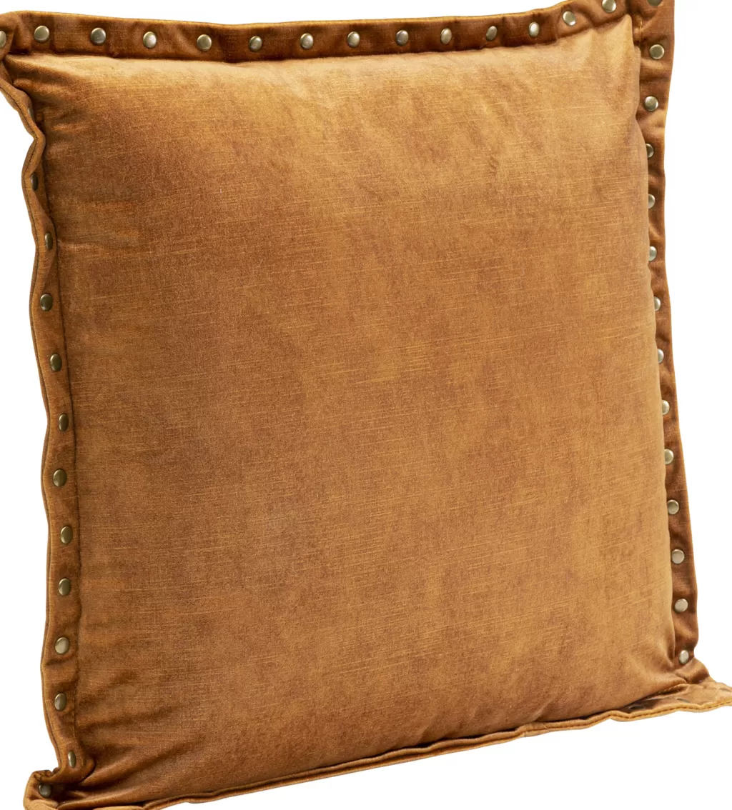 Coussin décoratif élégant Nevada Brun par KARE Design - Tissu doux 45x45 cm