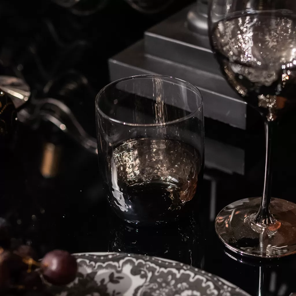 Verre Céleste Étoilé KARE Design - Coupe Élégante pour Boissons Édition Nuit d'Été