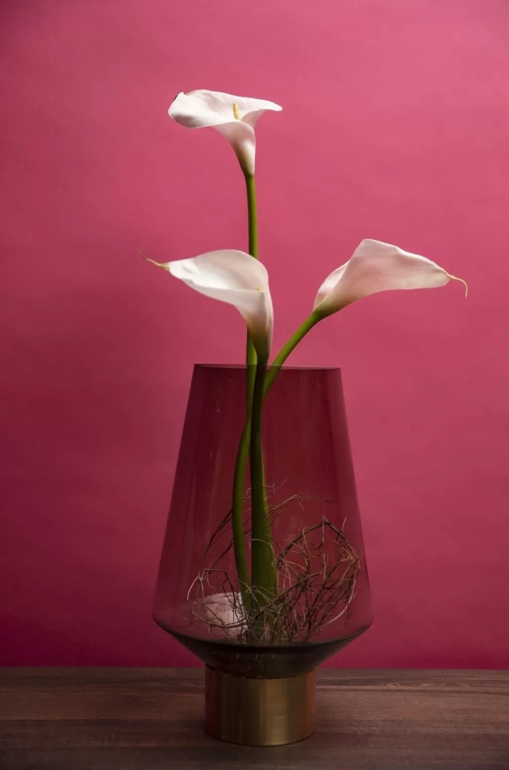 Vase design Noble Ring par KARE - Moderne et élégant en ton brun profond - Hauteur 40 cm pour décoration d'intérieur raffinée