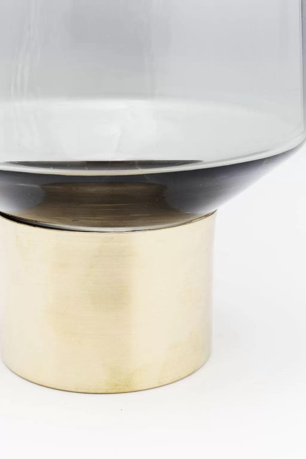 Vase décoratif moderne Noble Ring Maljakko gris - Design épuré par KARE, 40 cm pour intérieur élégant