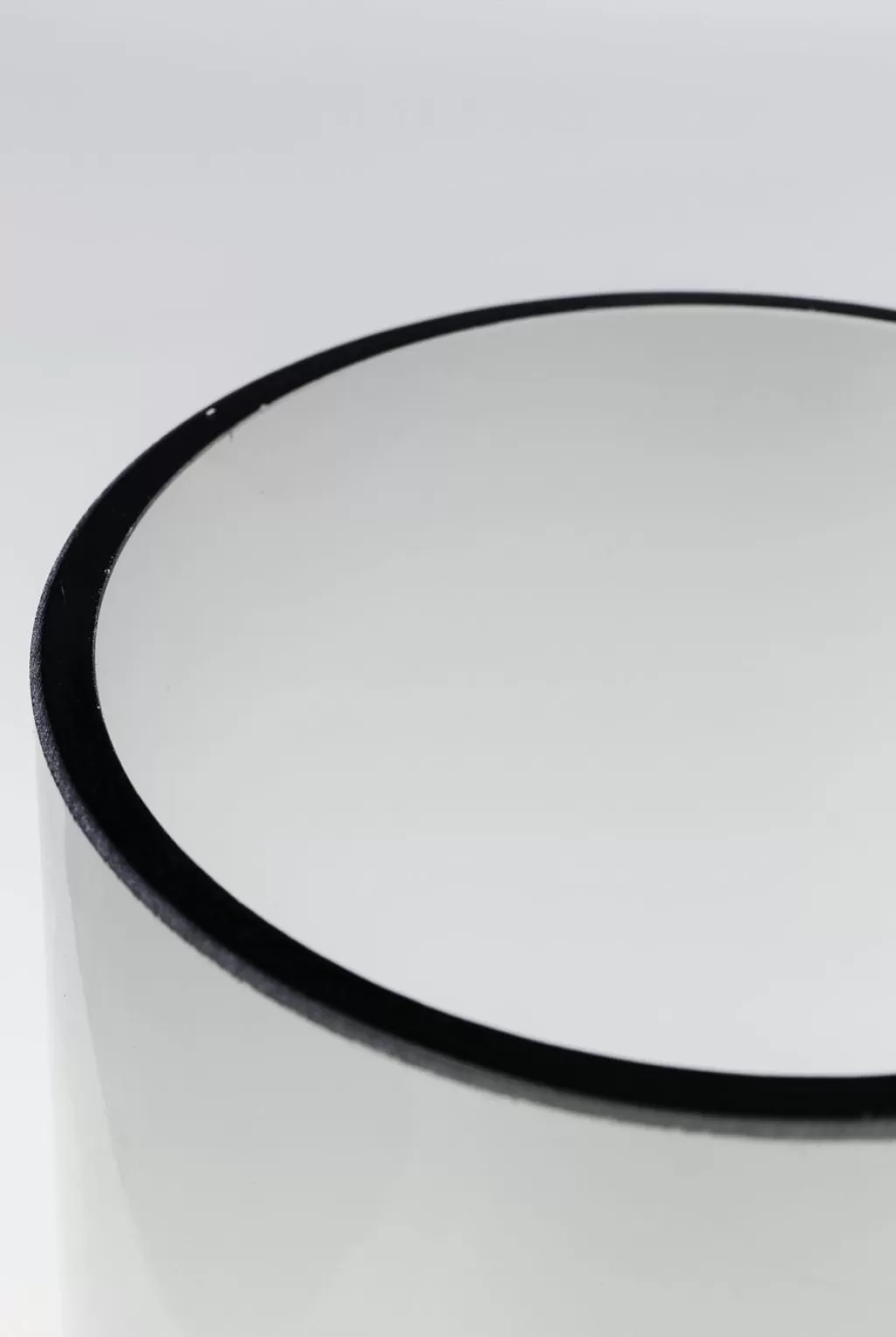 Vase décoratif moderne Noble Ring Maljakko gris - Design épuré par KARE, 40 cm pour intérieur élégant