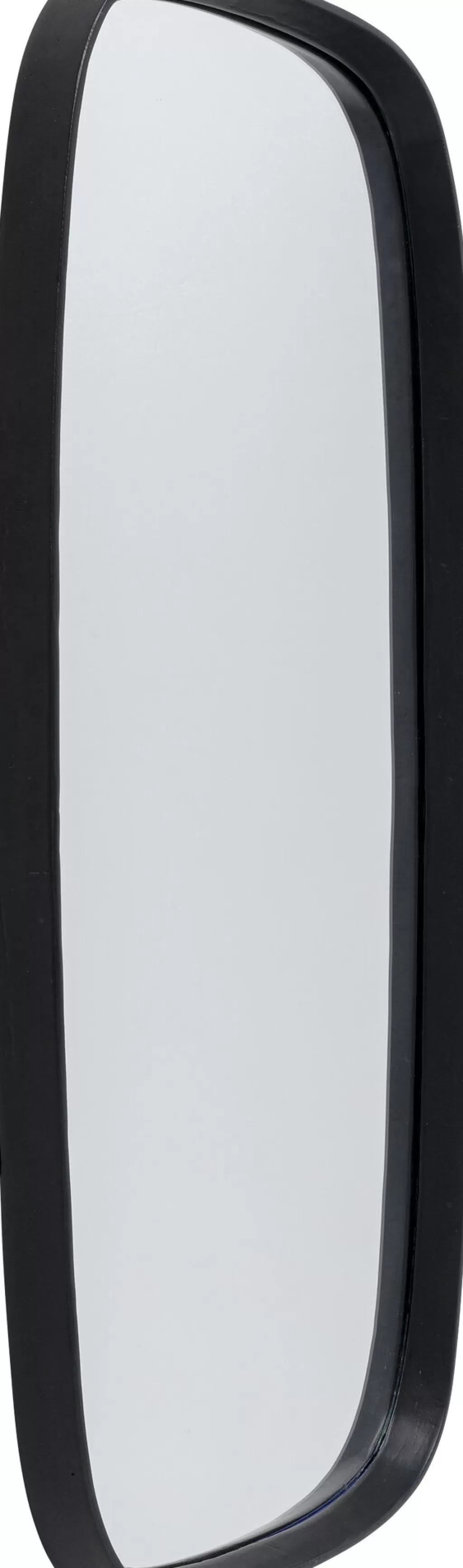 Miroir mural contemporain Noomi - Noir intense, Format large 122x58 cm, Style KARE Design