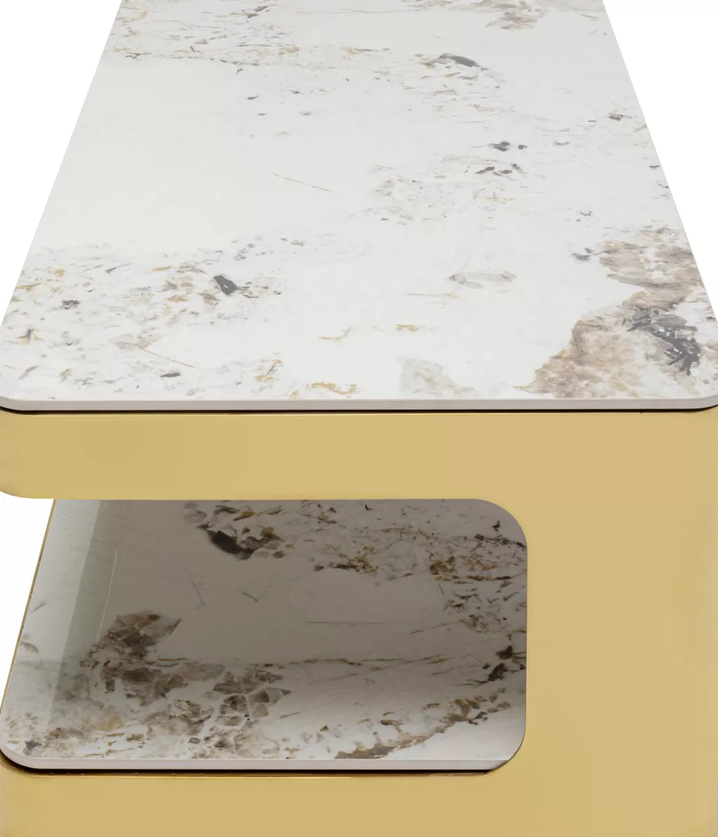 Table basse design pour salon | Modèle Nube Duo par KARE Design - Dimensions 130 x 70 cm - Style contemporain en bois naturel