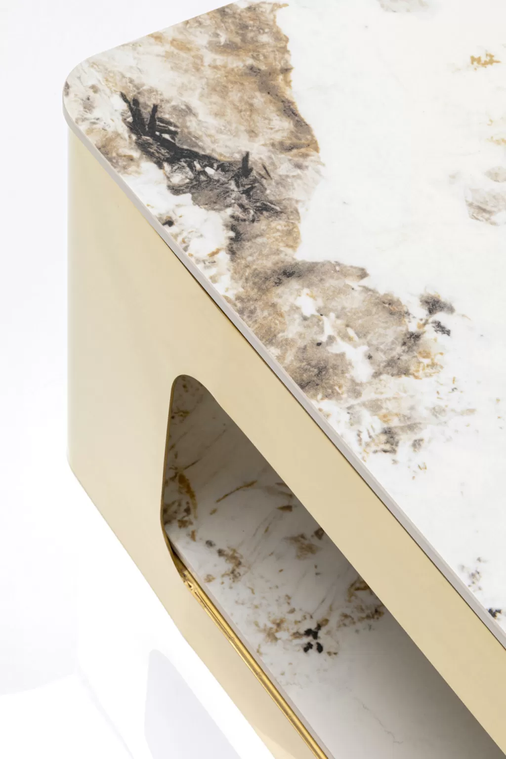 Table basse design pour salon | Modèle Nube Duo par KARE Design - Dimensions 130 x 70 cm - Style contemporain en bois naturel