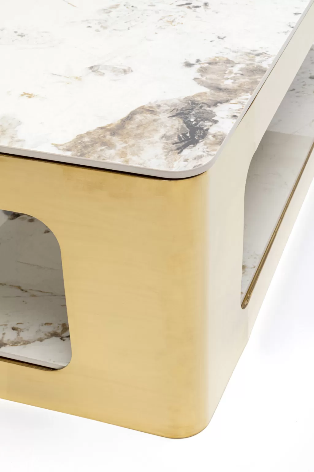 Table basse design pour salon | Modèle Nube Duo par KARE Design - Dimensions 130 x 70 cm - Style contemporain en bois naturel