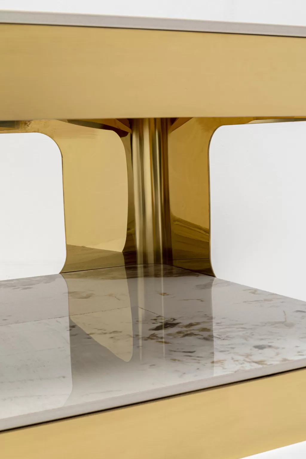 Table basse design pour salon | Modèle Nube Duo par KARE Design - Dimensions 130 x 70 cm - Style contemporain en bois naturel