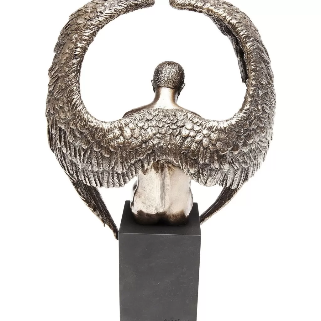 KARE Design - Petite Statuette d'Ange Triste Nu - Figurine Décorative Émotionnelle