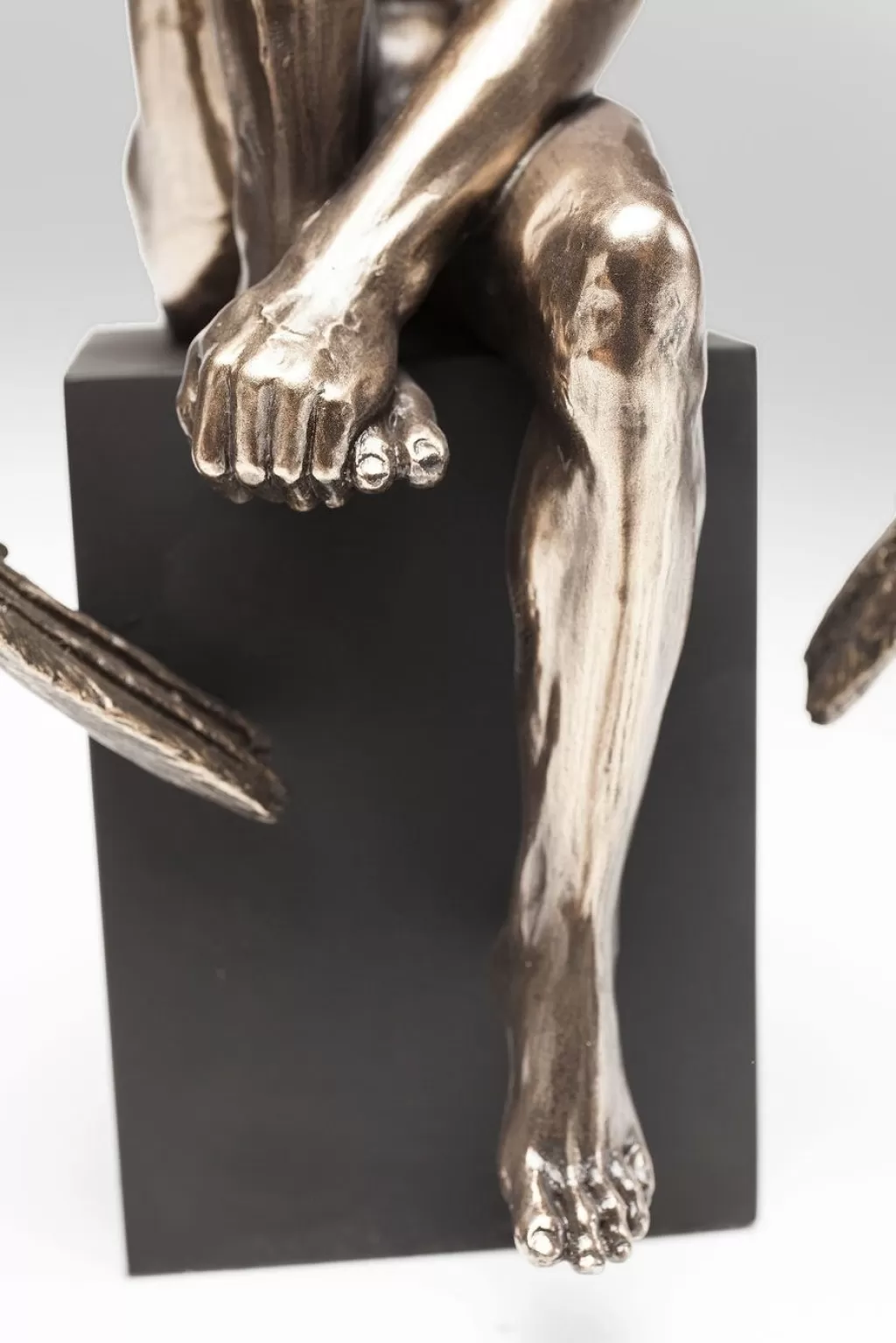 KARE Design - Petite Statuette d'Ange Triste Nu - Figurine Décorative Émotionnelle