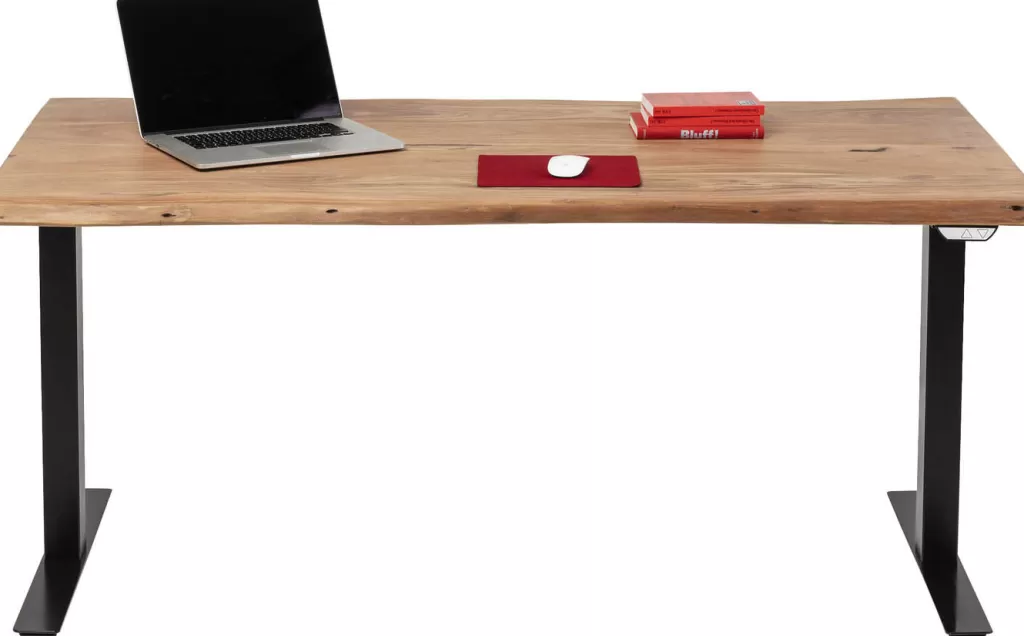 Bureau design moderne KARE Harmony Noir Anthracite - Plateau 160x80 cm, idéal pour un espace de travail ergonomique et élégant. Surface robuste avec finition professionnelle, parfait pour l'aménagement de votre home office ou entreprise.