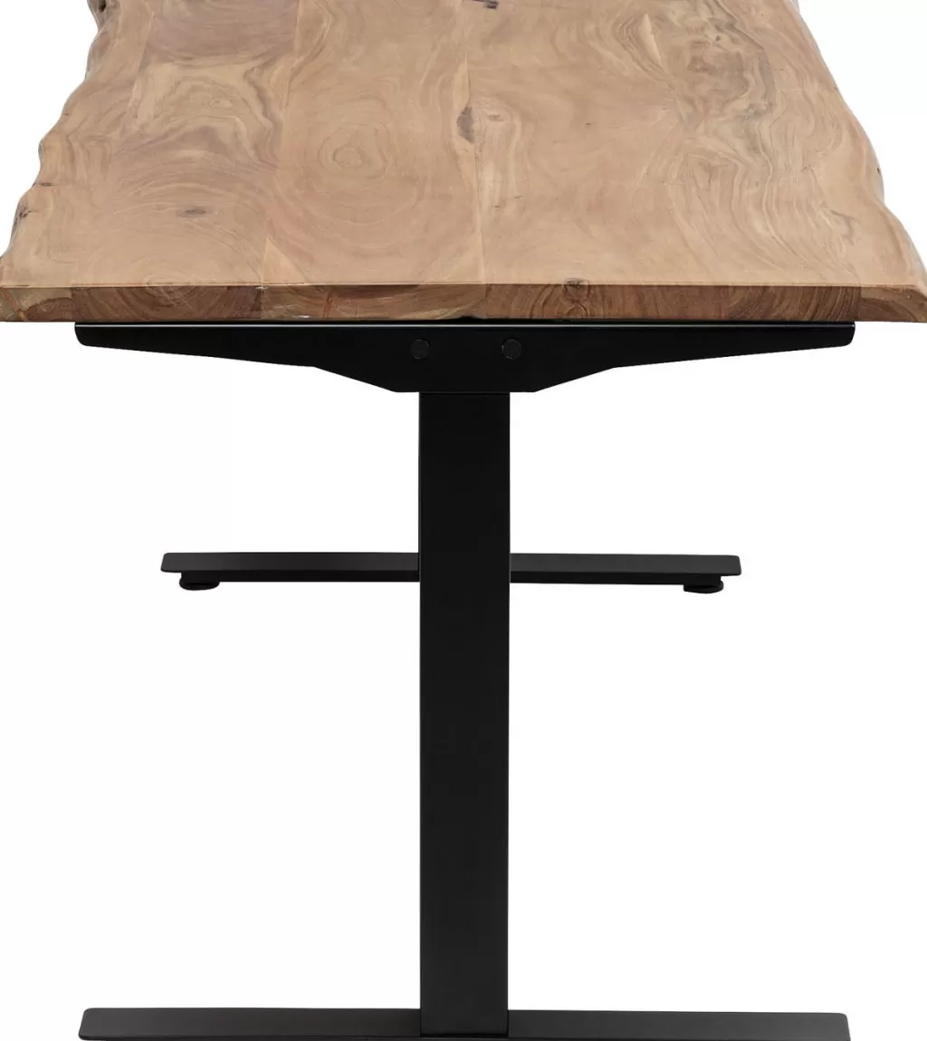Bureau design moderne KARE Harmony Noir Anthracite - Plateau 160x80 cm, idéal pour un espace de travail ergonomique et élégant. Surface robuste avec finition professionnelle, parfait pour l'aménagement de votre home office ou entreprise.