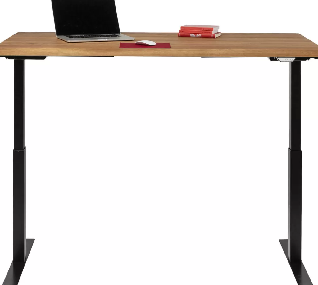 Bureau Design Moderne Jackie en Chêne Noir - Plateau 160x80 cm - KARE Design pour Espace de Travail Élégant