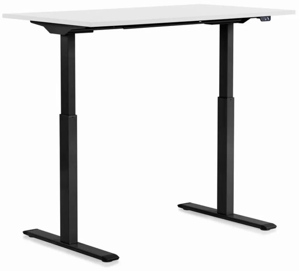 Bureau design moderne KARE Office Smart - Noir et blanc, Dimensions 140x70 cm pour espace de travail élégant