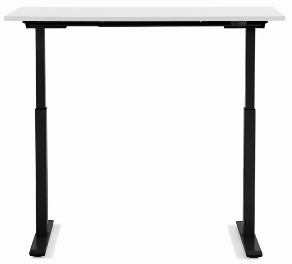 Bureau design moderne KARE Office Smart - Noir et blanc, Dimensions 140x70 cm pour espace de travail élégant