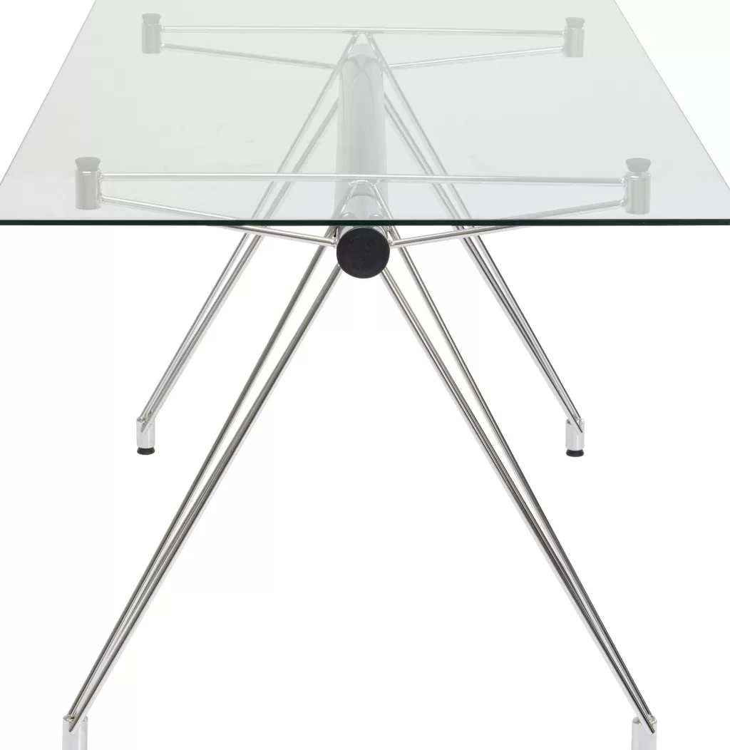 Bureau design KARE Collection Officia - Plateau de travail ergonomique en bois massif, style épuré pour espace professionnel