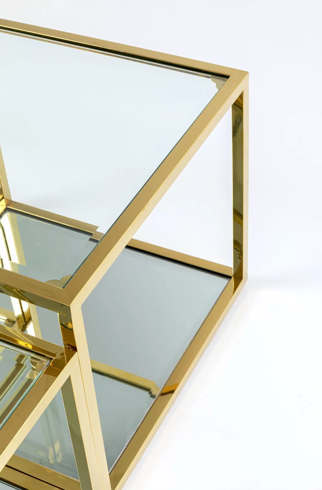 Table Basse Orion par KARE Design - Lot de 4 Pièces Dorées, Élégance Contemporaine pour Votre Salon