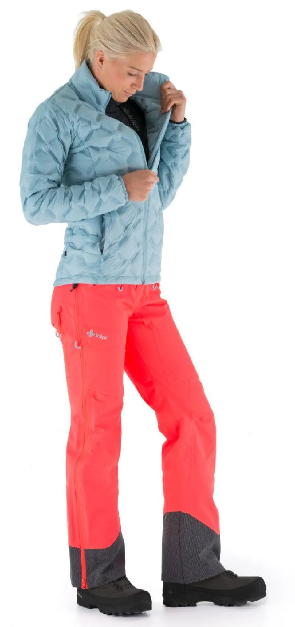 Veste Polaire Kilpi pour Randonnée Hivernale - Doudoune Femme Chaude Bleu Azur | Collection Outdoor Confortable 

(Alternative possible : 