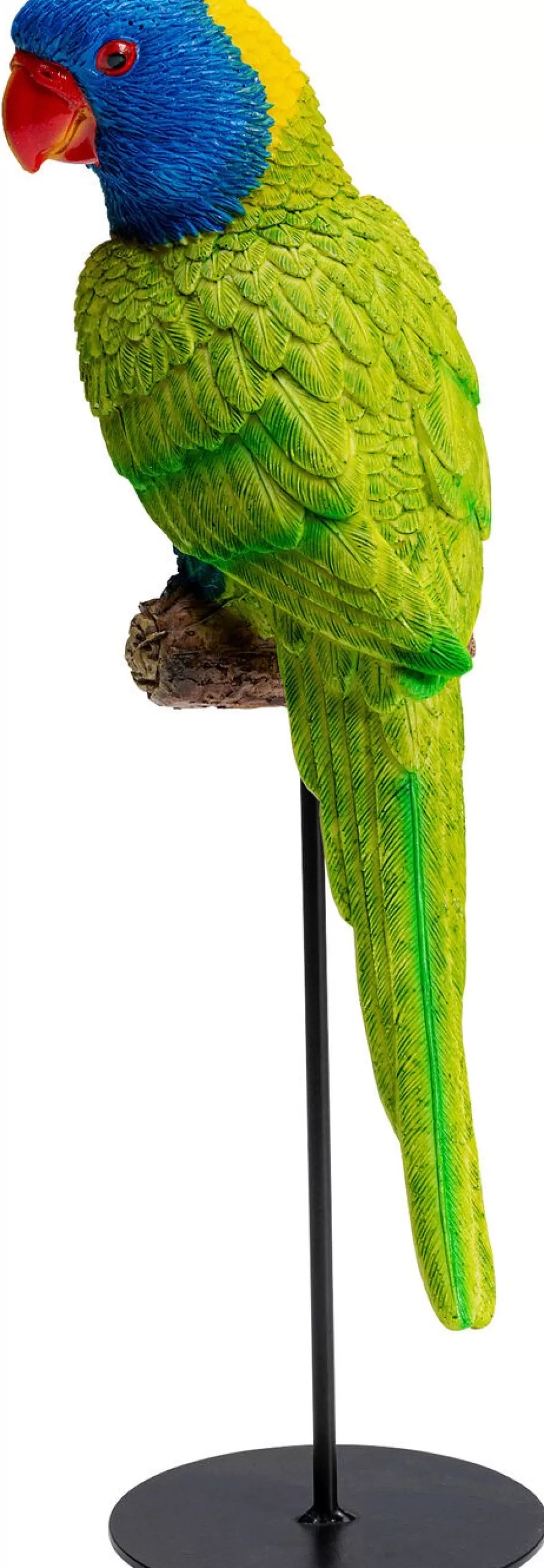 Figurine Perroquet Élégante Vert Émeraude par KARE Design - Décoration d'Intérieur Artisanale 36 cm