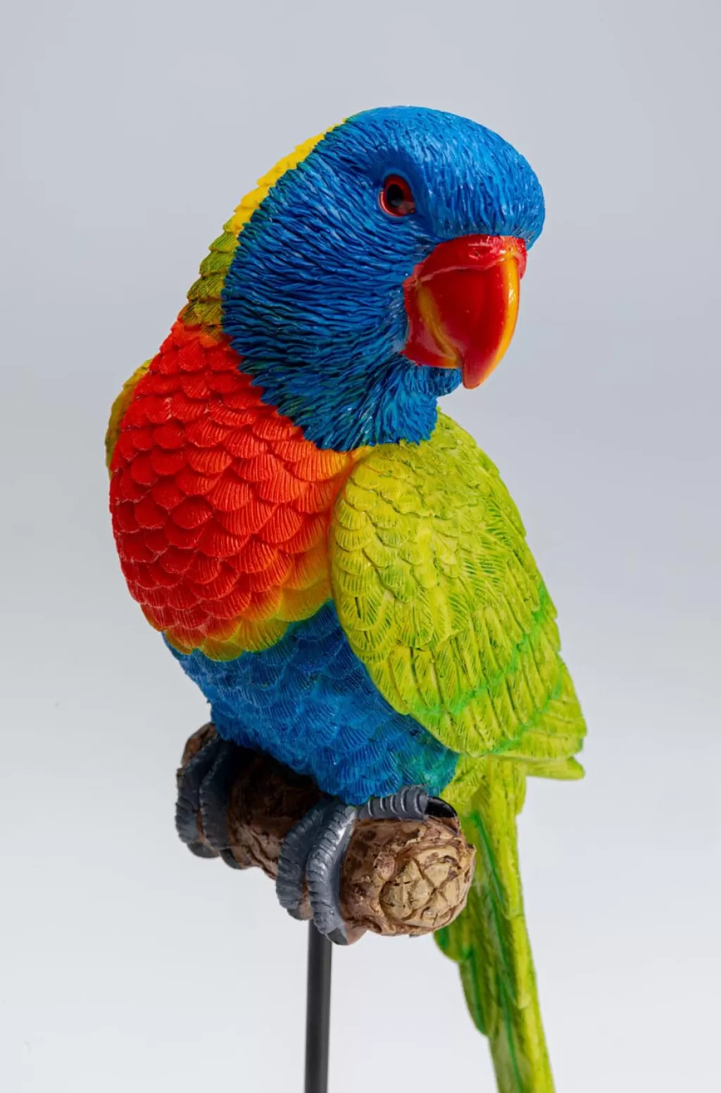 Figurine Perroquet Élégante Vert Émeraude par KARE Design - Décoration d'Intérieur Artisanale 36 cm