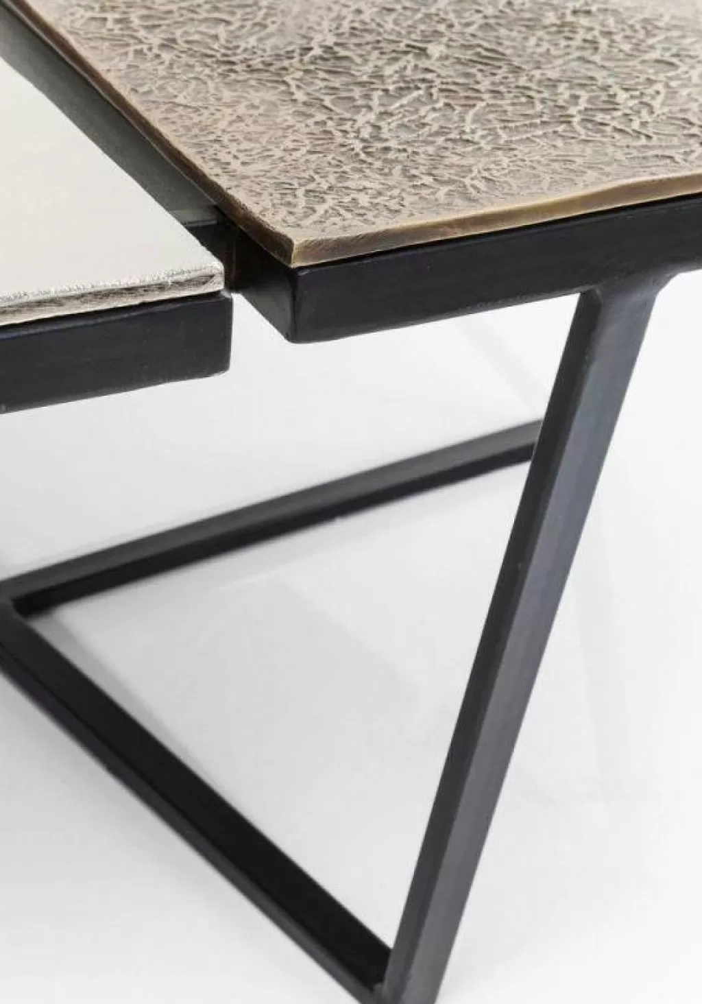 Table Basse Design Patches par KARE - Dimensions 103x102 cm, Élégante pour Votre Salon Moderne