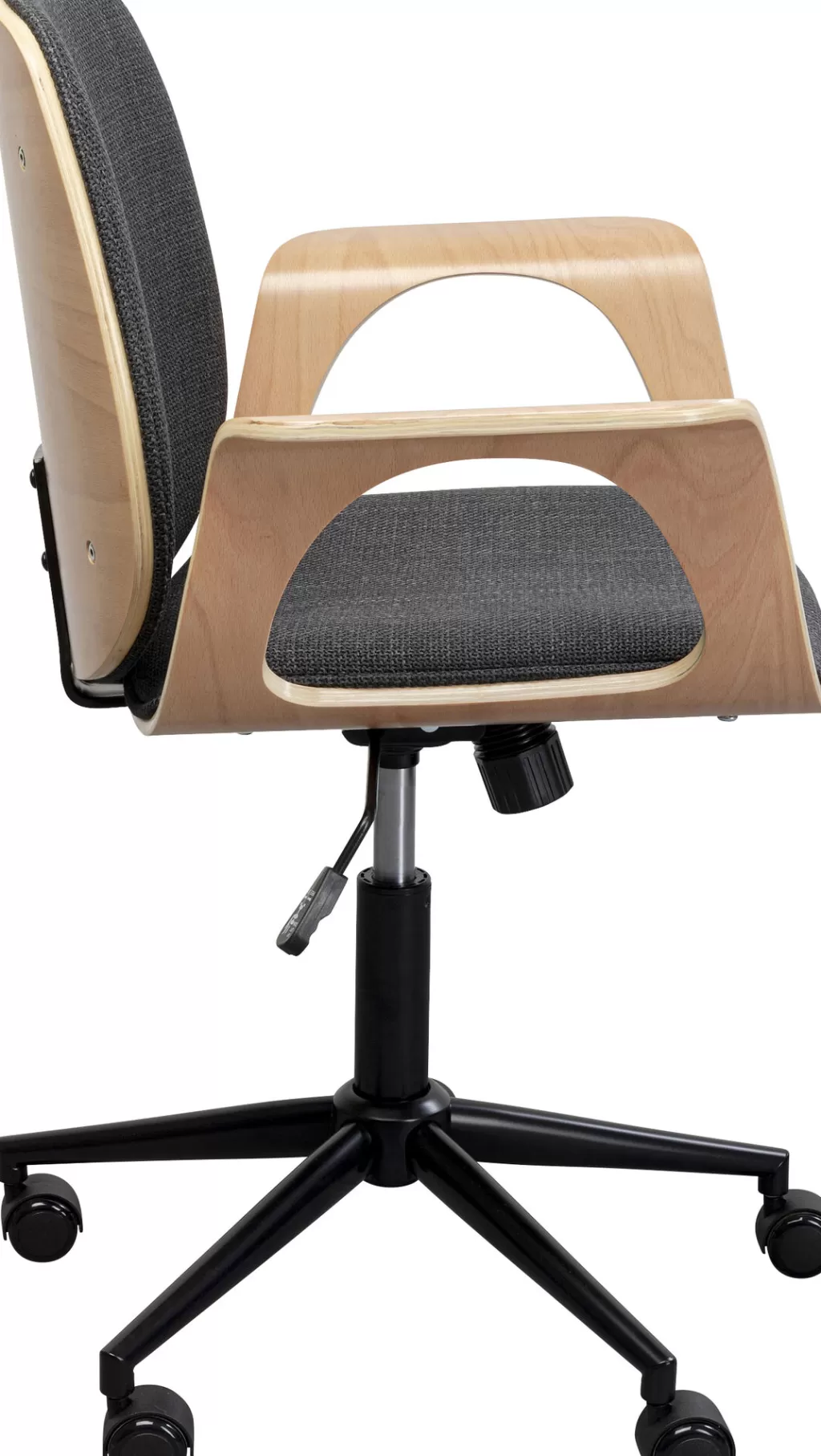 Fauteuil de Bureau Design Scandinave KARE - Patron Nature, Modèle Ergonomique en Bois Massif pour Espace de Travail Élégant et Confortable