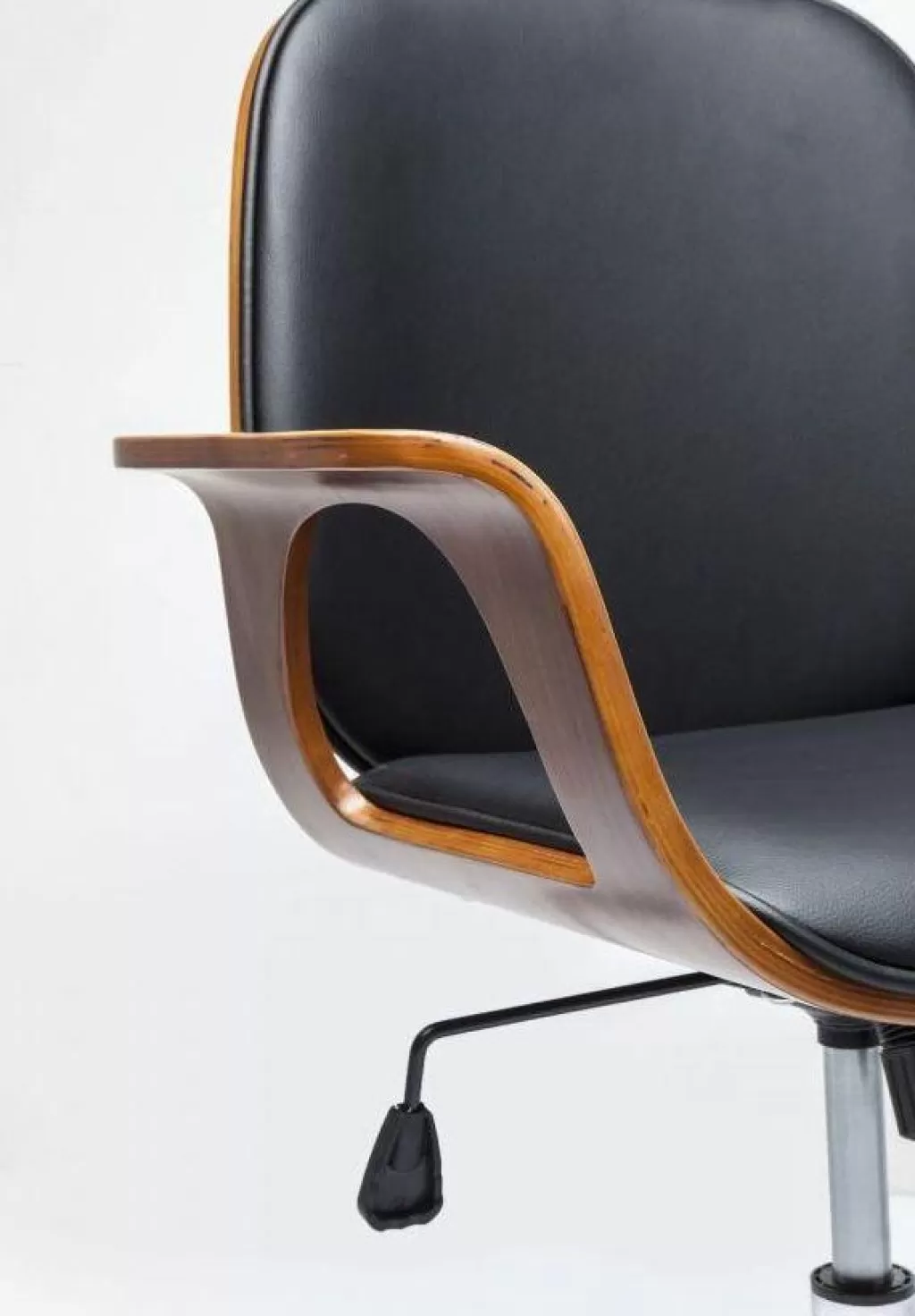 Fauteuil de Bureau Design Patron par KARE - Siège Ergonomique en Tissu Noisette, Confort Adaptable pour Espace Pro