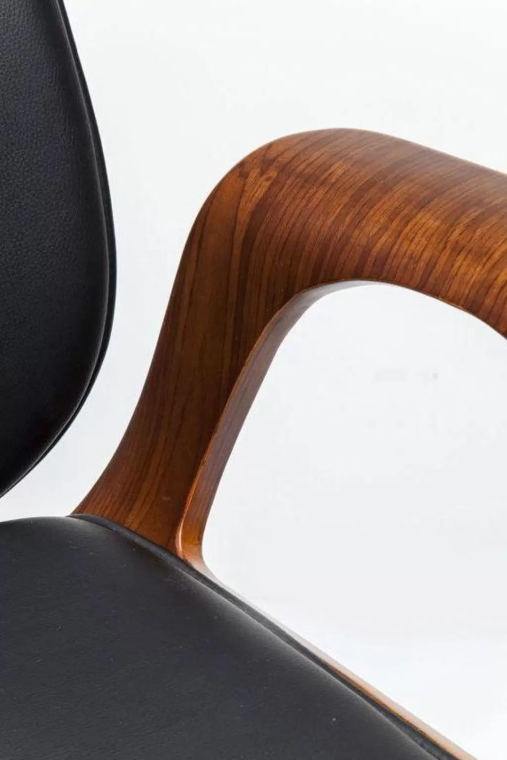 Fauteuil de Bureau Design Patron par KARE - Siège Ergonomique en Tissu Noisette, Confort Adaptable pour Espace Pro