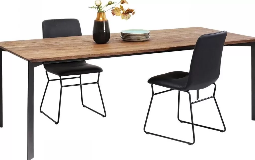 Table Phoenix Design Scandinave Moderne - 220 x 100 cm, Surface Mélaminée Résistante - Idéale pour Séjour ou Bureau, Élégante et Polyvalente