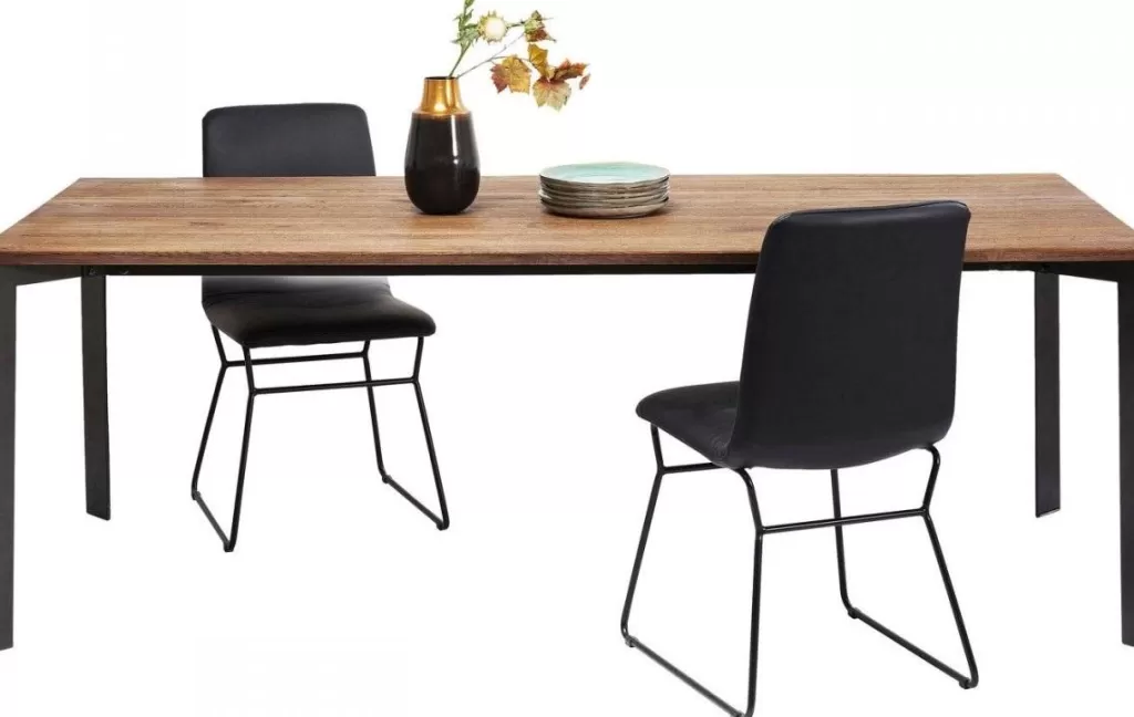 Table Phoenix Design Scandinave Moderne - 220 x 100 cm, Surface Mélaminée Résistante - Idéale pour Séjour ou Bureau, Élégante et Polyvalente