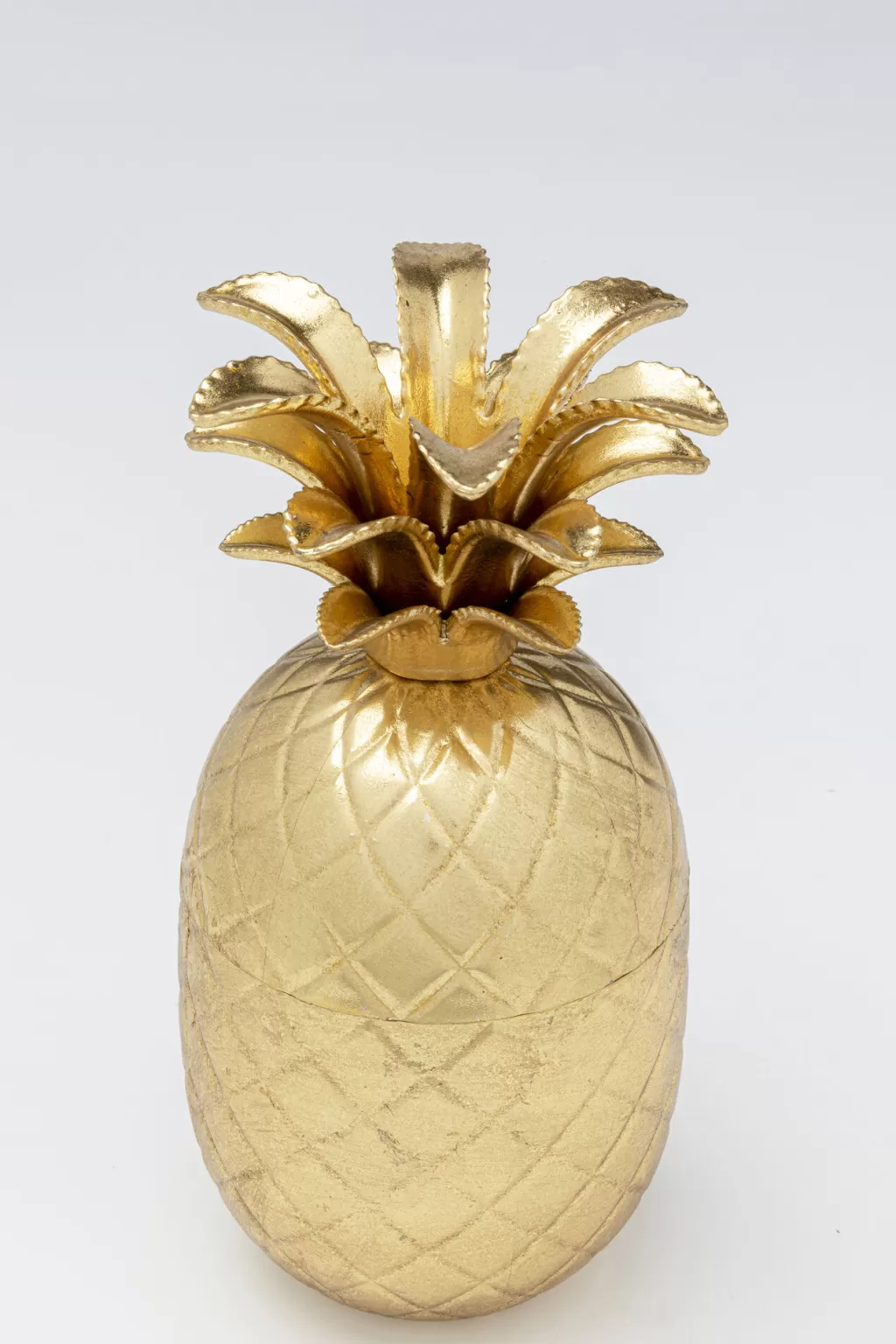 KARE Design - Pot Décoratif Ananas Élégant avec Motif Tropical en Céramique - 31 cm