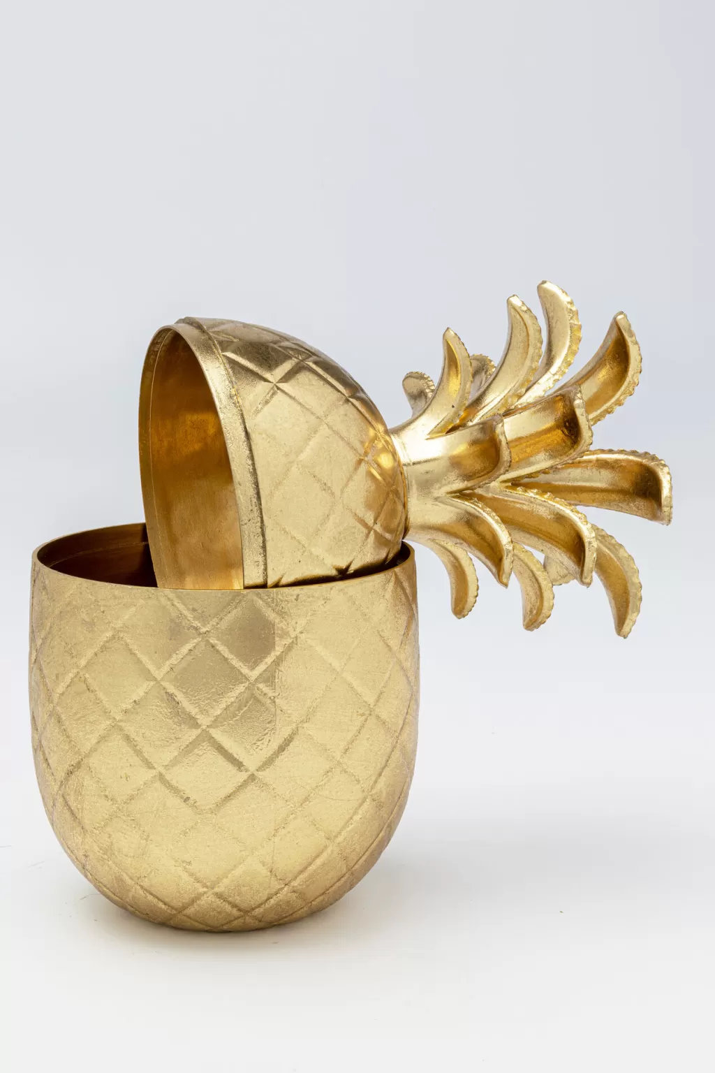 KARE Design - Pot Décoratif Ananas Élégant avec Motif Tropical en Céramique - 31 cm