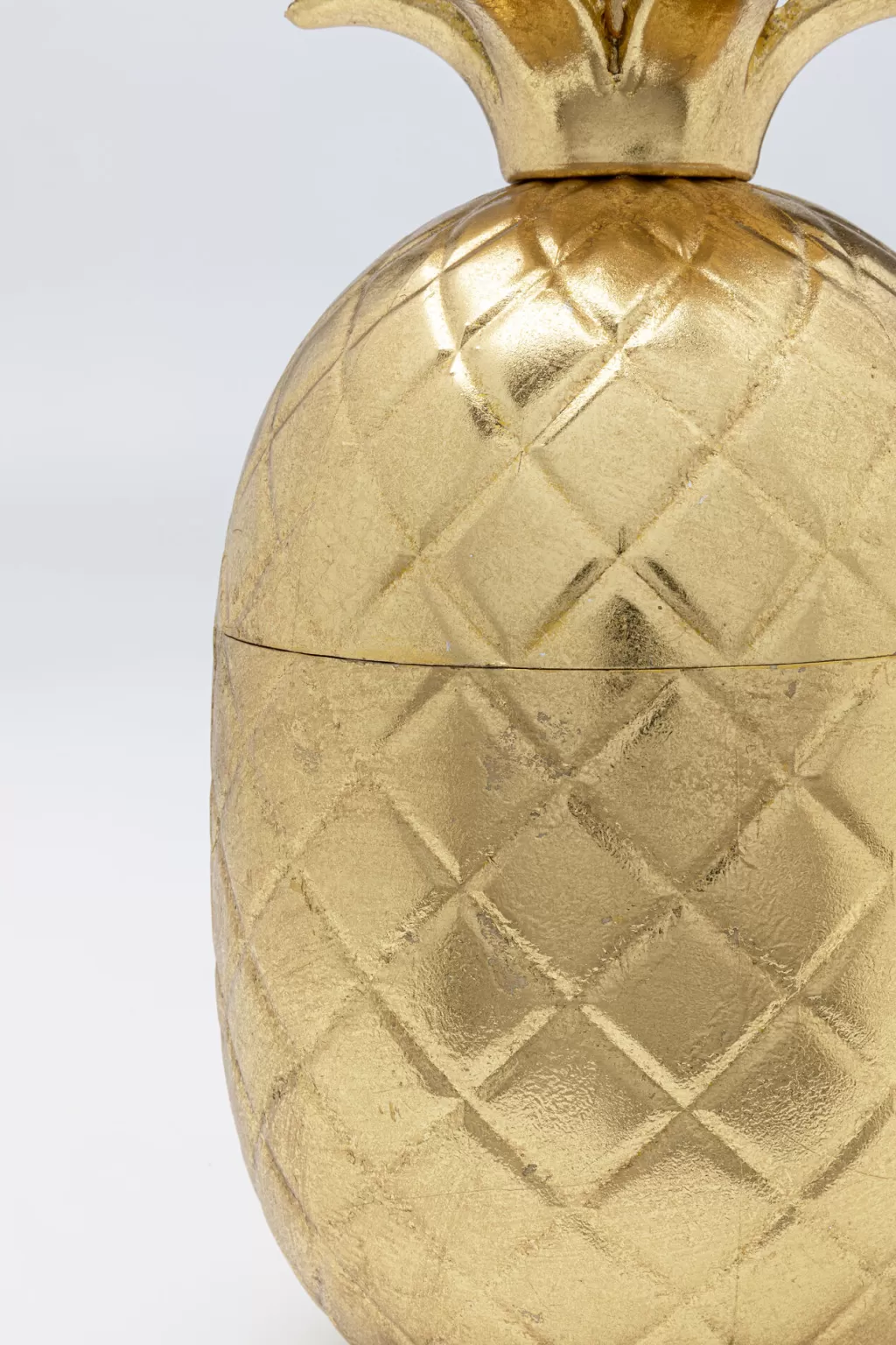 KARE Design - Pot Décoratif Ananas Élégant avec Motif Tropical en Céramique - 31 cm