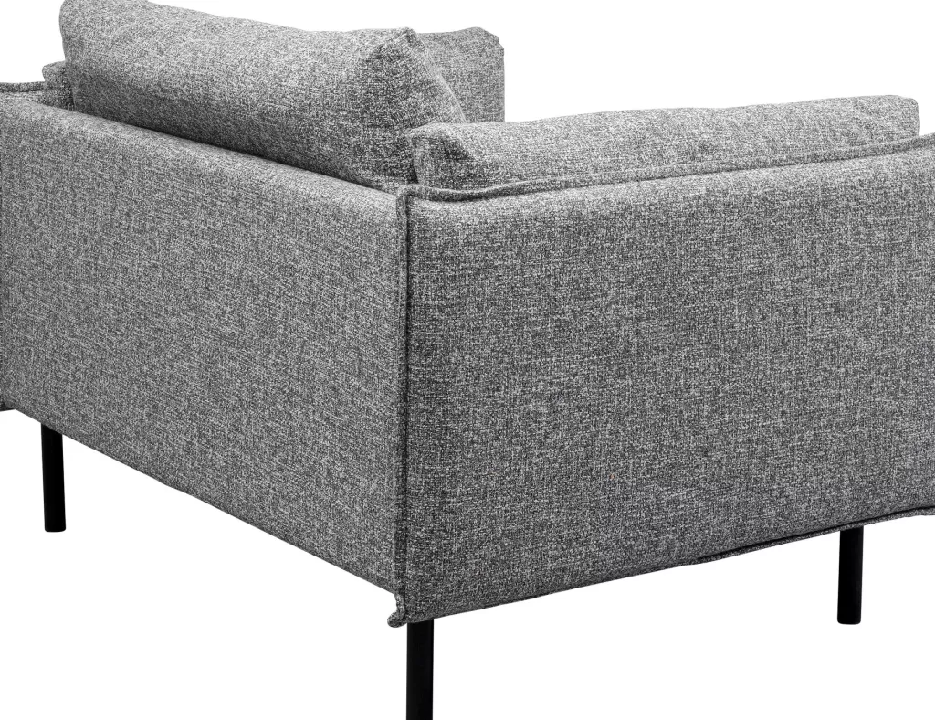 Fauteuil design POLA - Détente optimale en gris acier par KARE Design