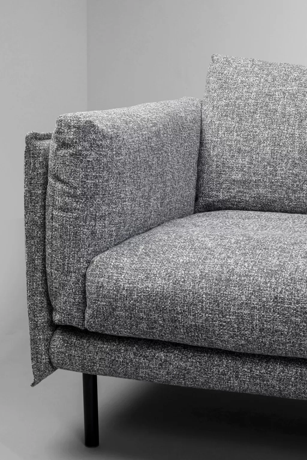 Fauteuil design POLA - Détente optimale en gris acier par KARE Design