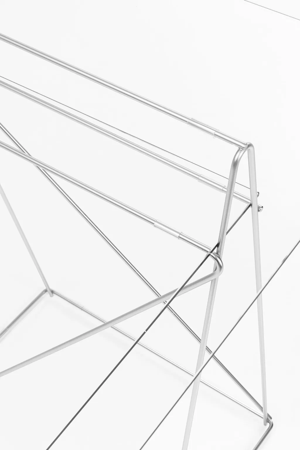 KARE Design – Pieds de table Polar, paire de supports métalliques design – 31 x 49 cm