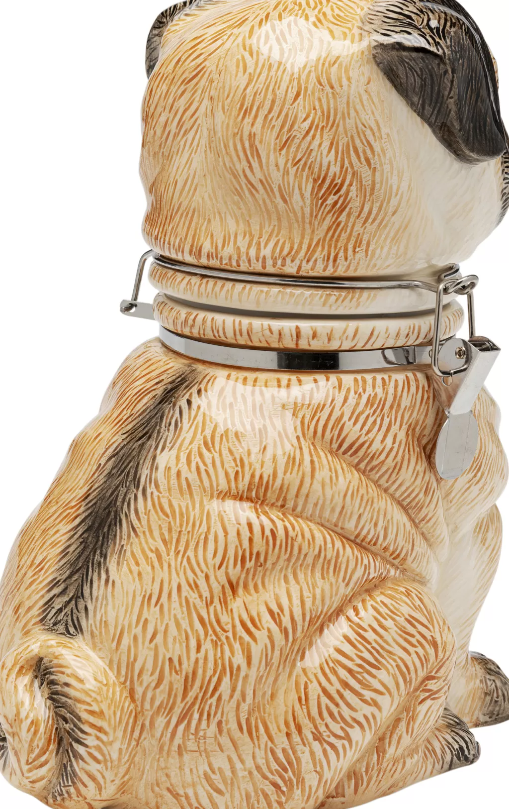 Pot de Décoration Design Pug Mopsi par KARE - Modèle Élégant 18 cm pour Organiser avec Style