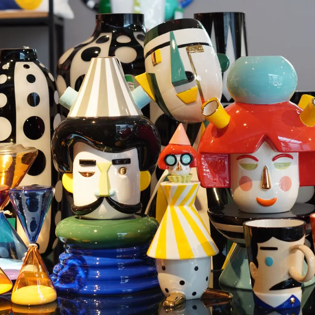 Vase décoratif design Puppet Boy par KARE - Pièce de décoration contemporaine - 36 cm de hauteur