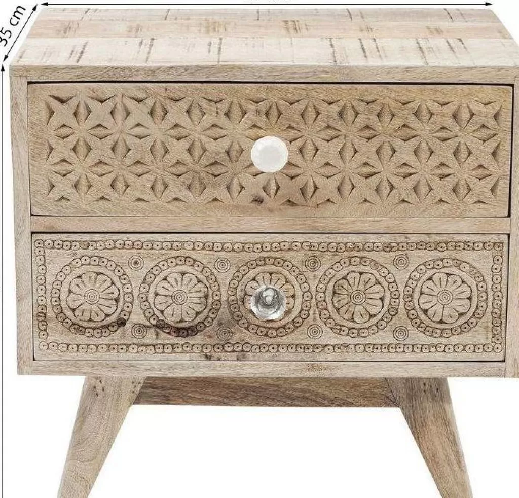Table de chevet design Puro – Meuble de nuit élégant et fonctionnel 50 x 35 cm par KARE Design
