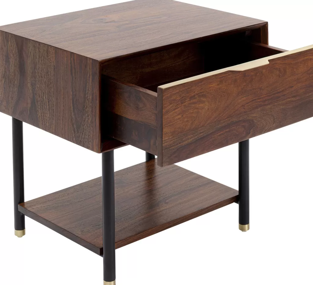Table de Chevet Ravello par KARE Design - Design Scandinave Compact 50x40 cm, Idéale pour Espaces Intimes